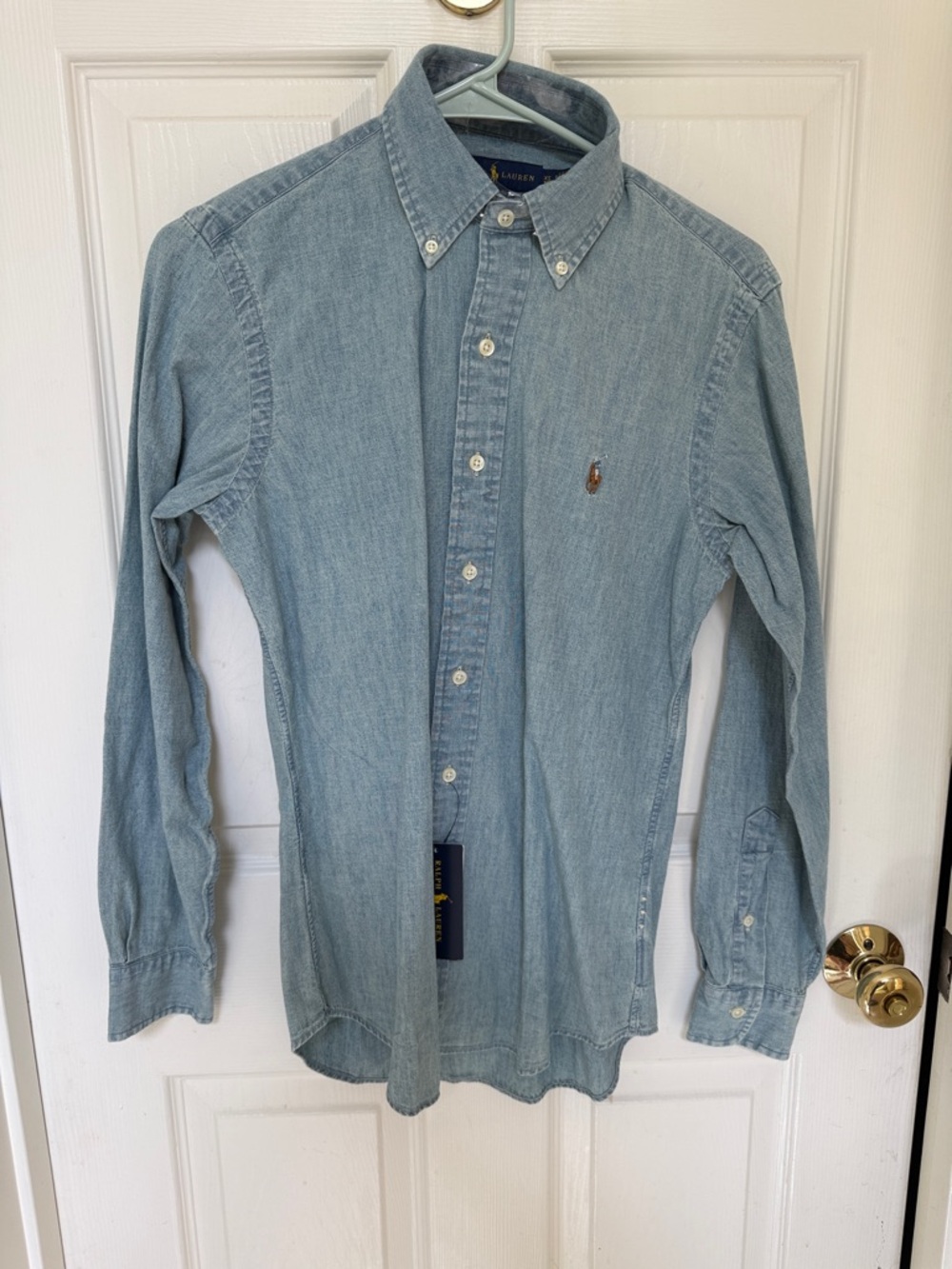Polo by Ralph Lauren Light Wash Denim Button-Down Shirt